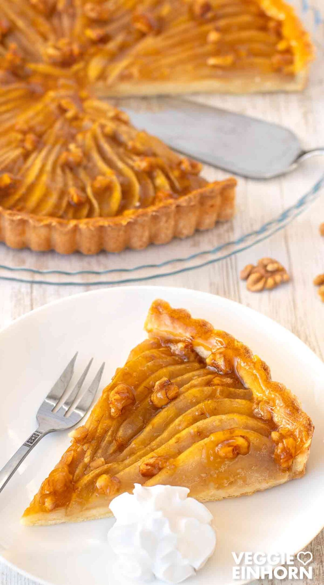 Birnentarte Mit Walnüssen