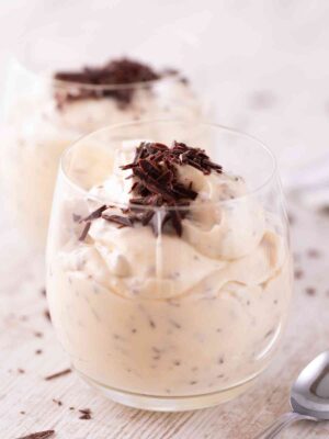 Vegane Herrencreme mit Rum und Schokolade