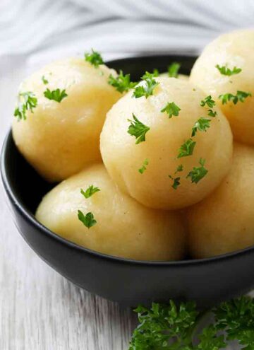 Vegane Kartoffelknödel ohne Ei