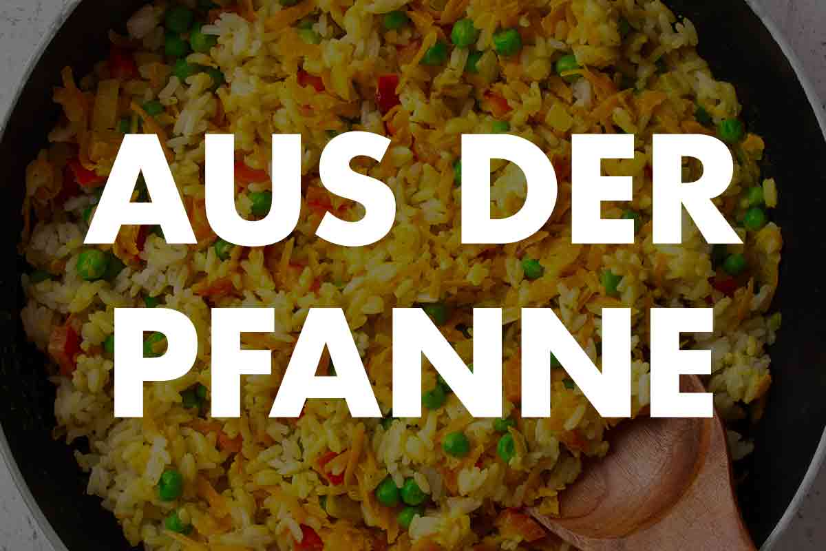 reis gemüse pfanne mit frischkäse