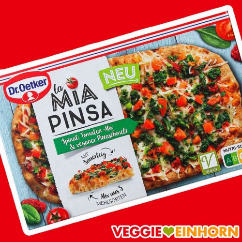 Vegane Tiefkühlpizza von Dr. Oetker - La Mia Pinsa