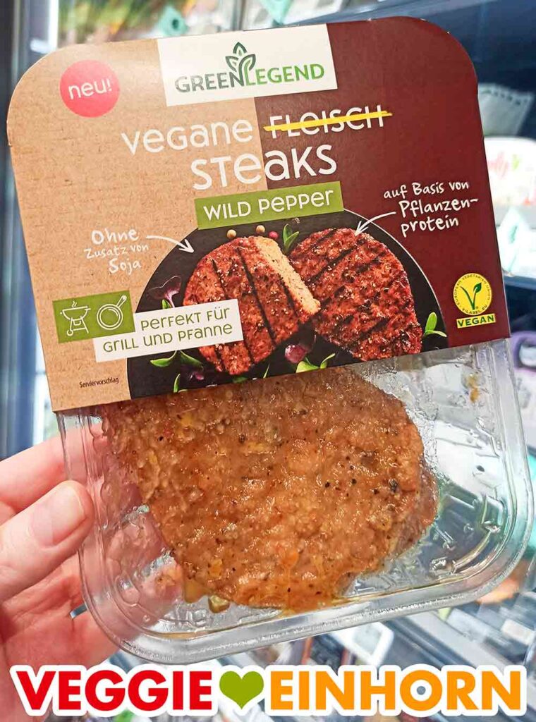Vegane Steaks von Green Legend