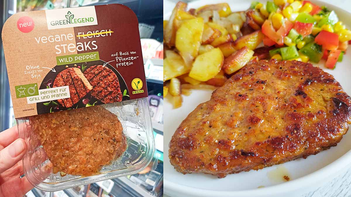 Vegane Steaks von Green Legend