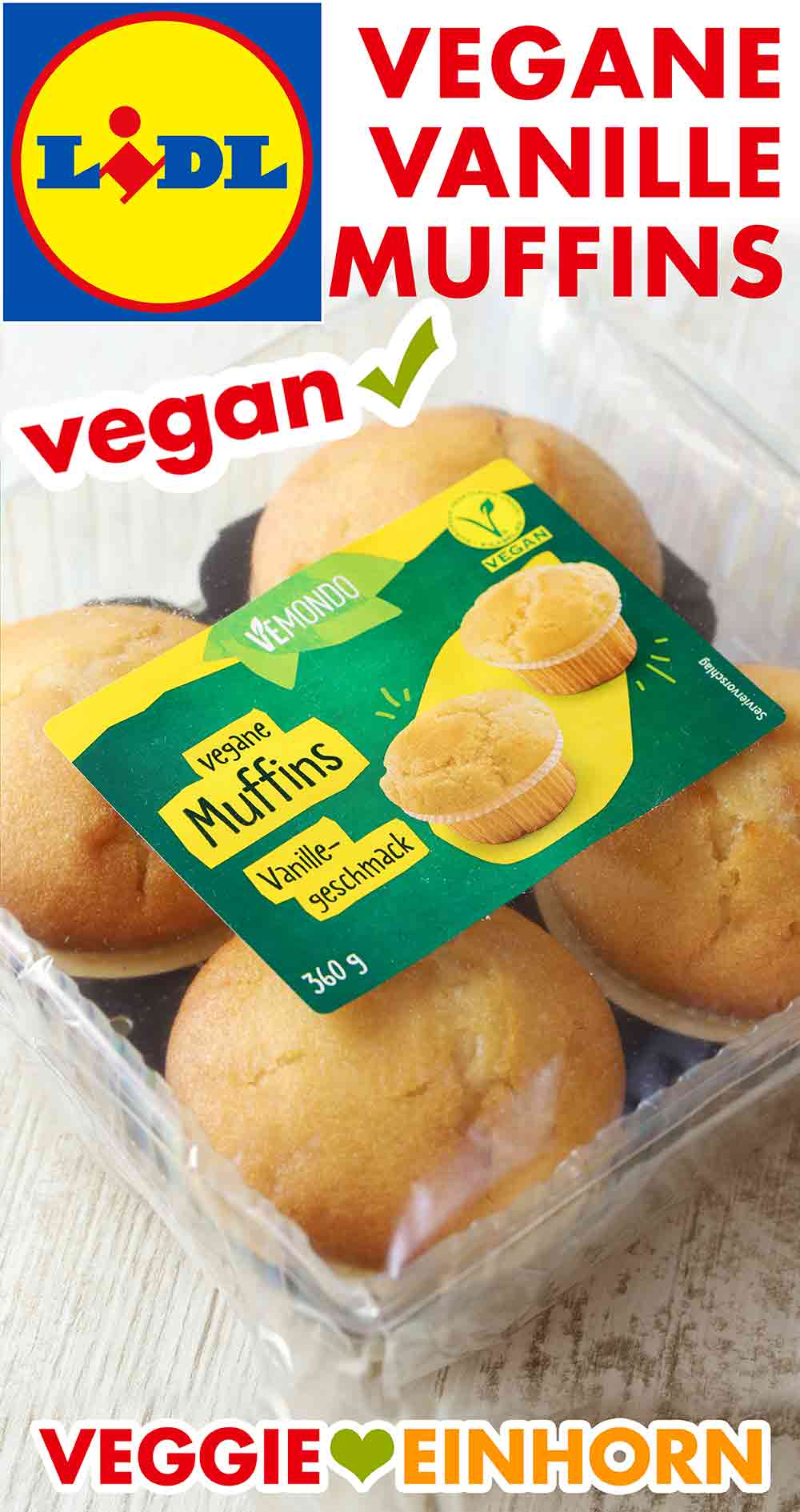 Vegane Vanille Muffins von LIDL [Im Test]