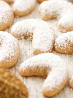 Vegane Vanillekipferl für Weihnachten
