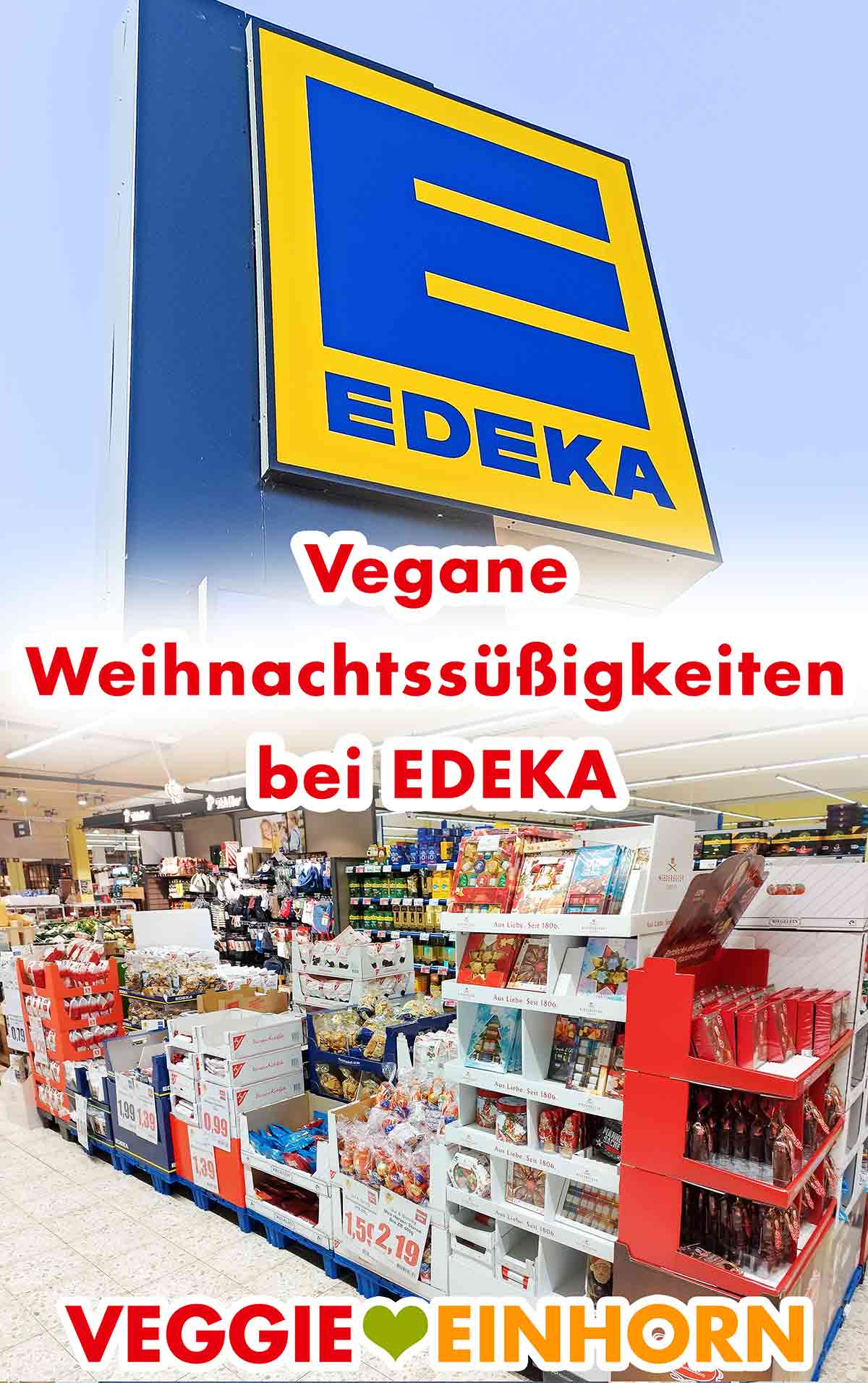 Vegane Weihnachtssüßigkeiten bei EDEKA