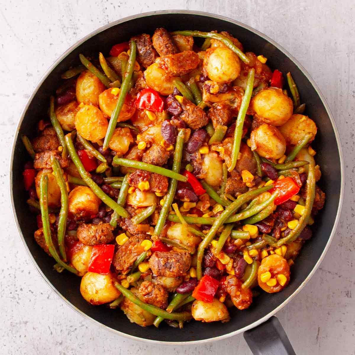 Vegane Westernpfanne