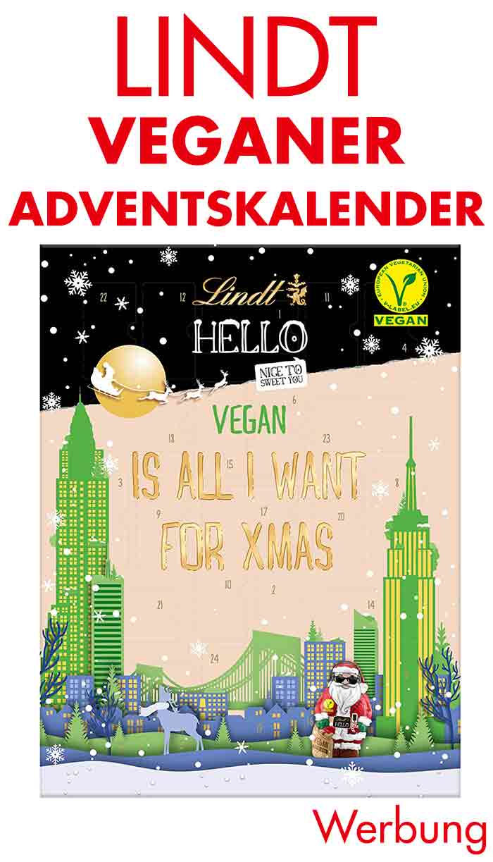 Veganer Adventskalender von Lindt Hello 2022