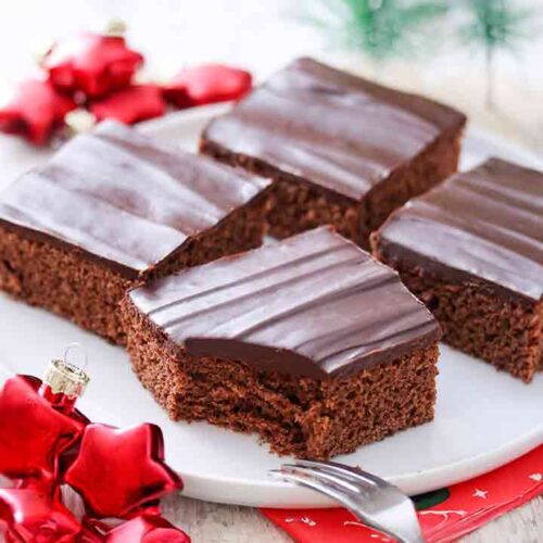 Veganer Blechlebkuchen