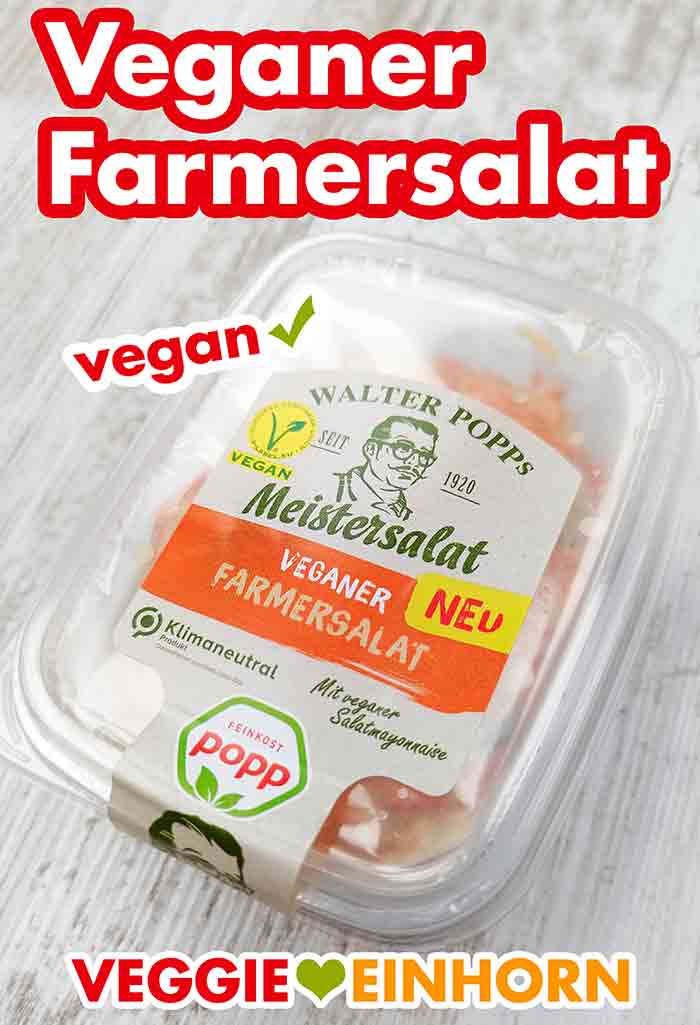 Eine Packung Popp Veganer Farmersalat