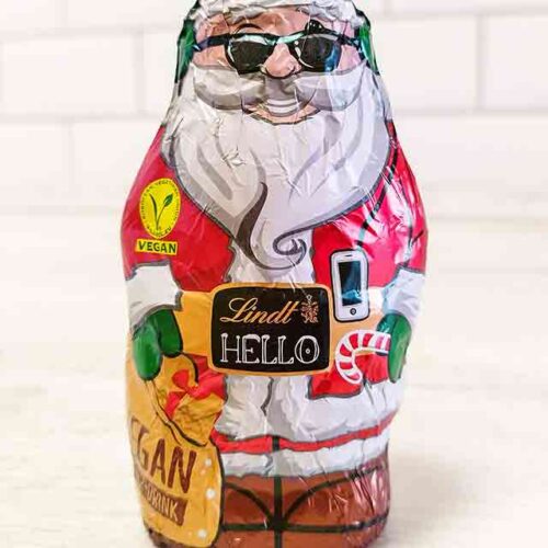 Ein veganer Nikolaus von Lindt