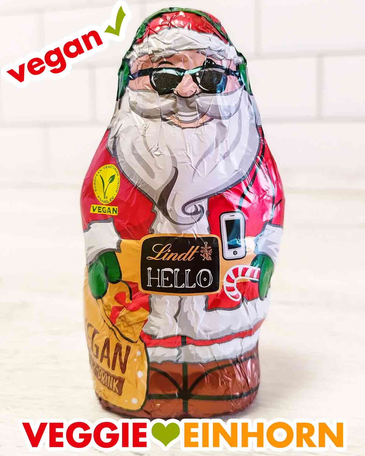 Veganer Weihnachtsmann von Lindt