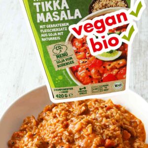 Veganes Fertiggericht | Veganes indisches Tikka Masala