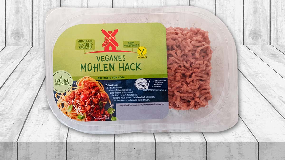 Rohes veganes Mühlen Hack von Rügenwalder