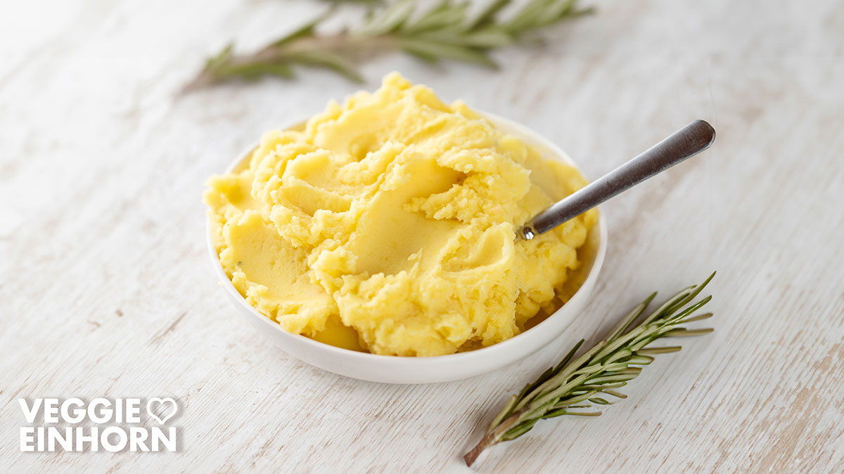 Veganes Kartoffelpüree mit Rosmarin