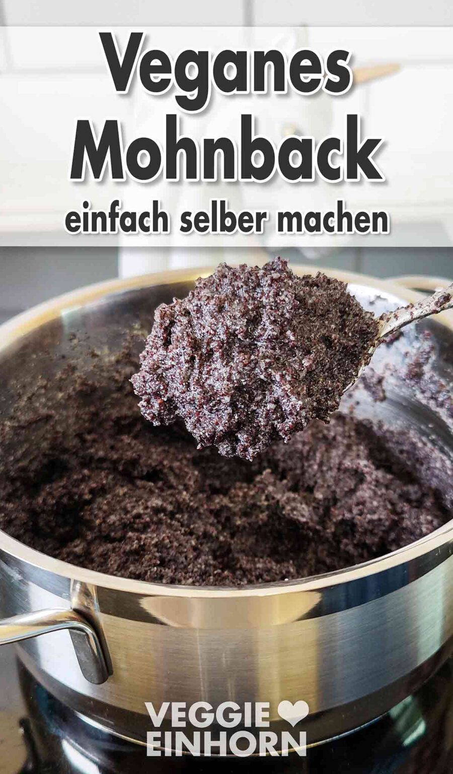 Veganes Mohnback mit Grieß einfach selber machen