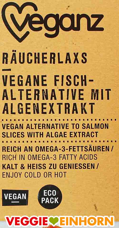 Veganz Räucherlaxs Vegane Fisch Alternative mit Algenextrakt