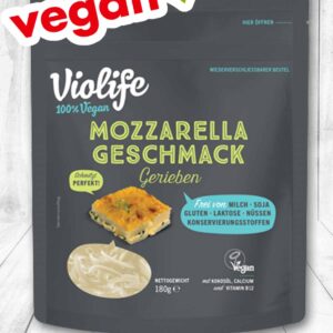 Geriebener veganer Mozzarella von Violife