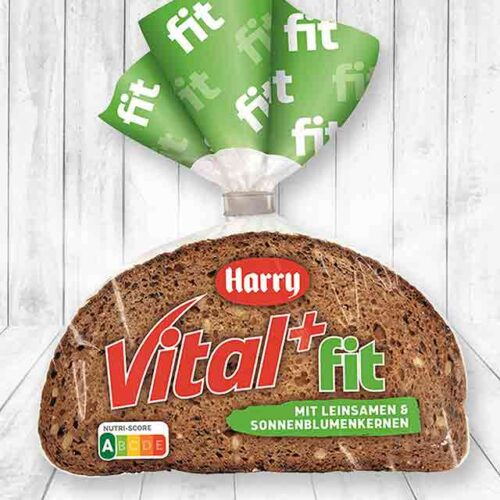 Eine Packung Vital und Fit Brot von Harry