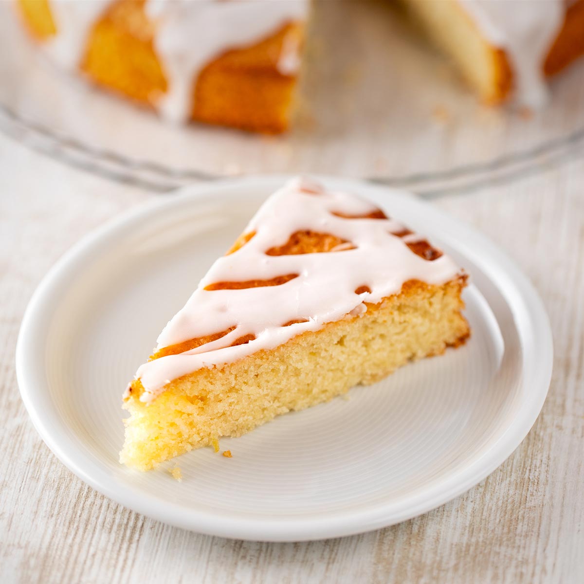 Veganer Zitronenkuchen Springform