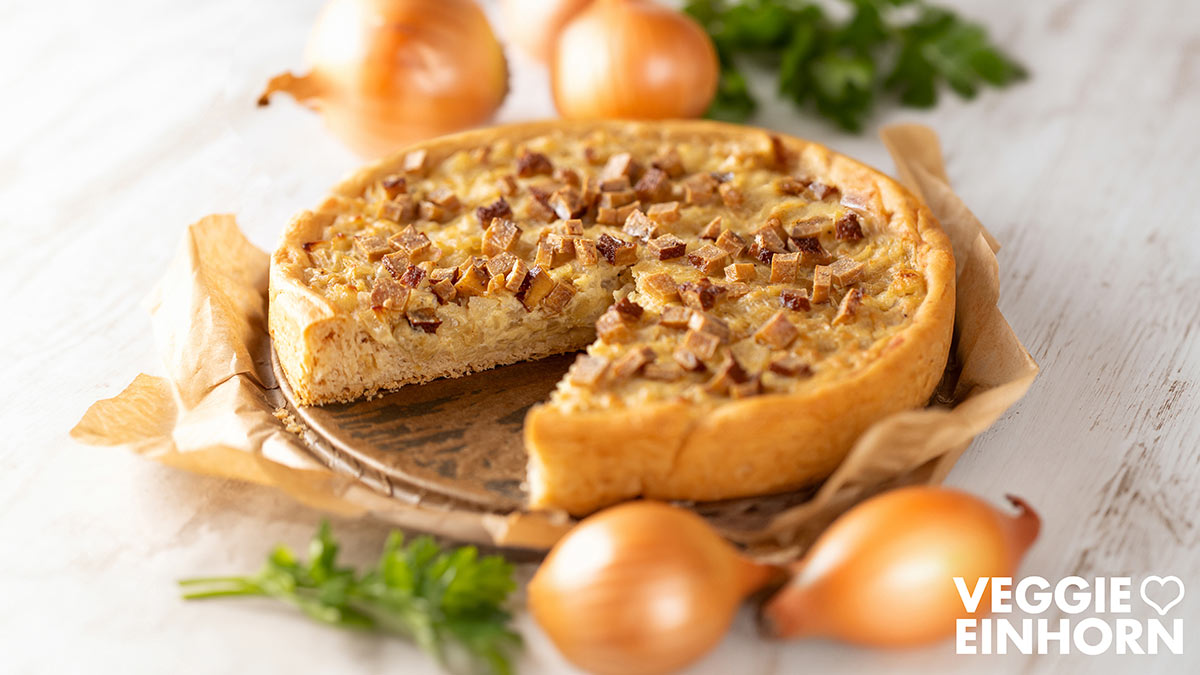 Veganer Zwiebelkuchen